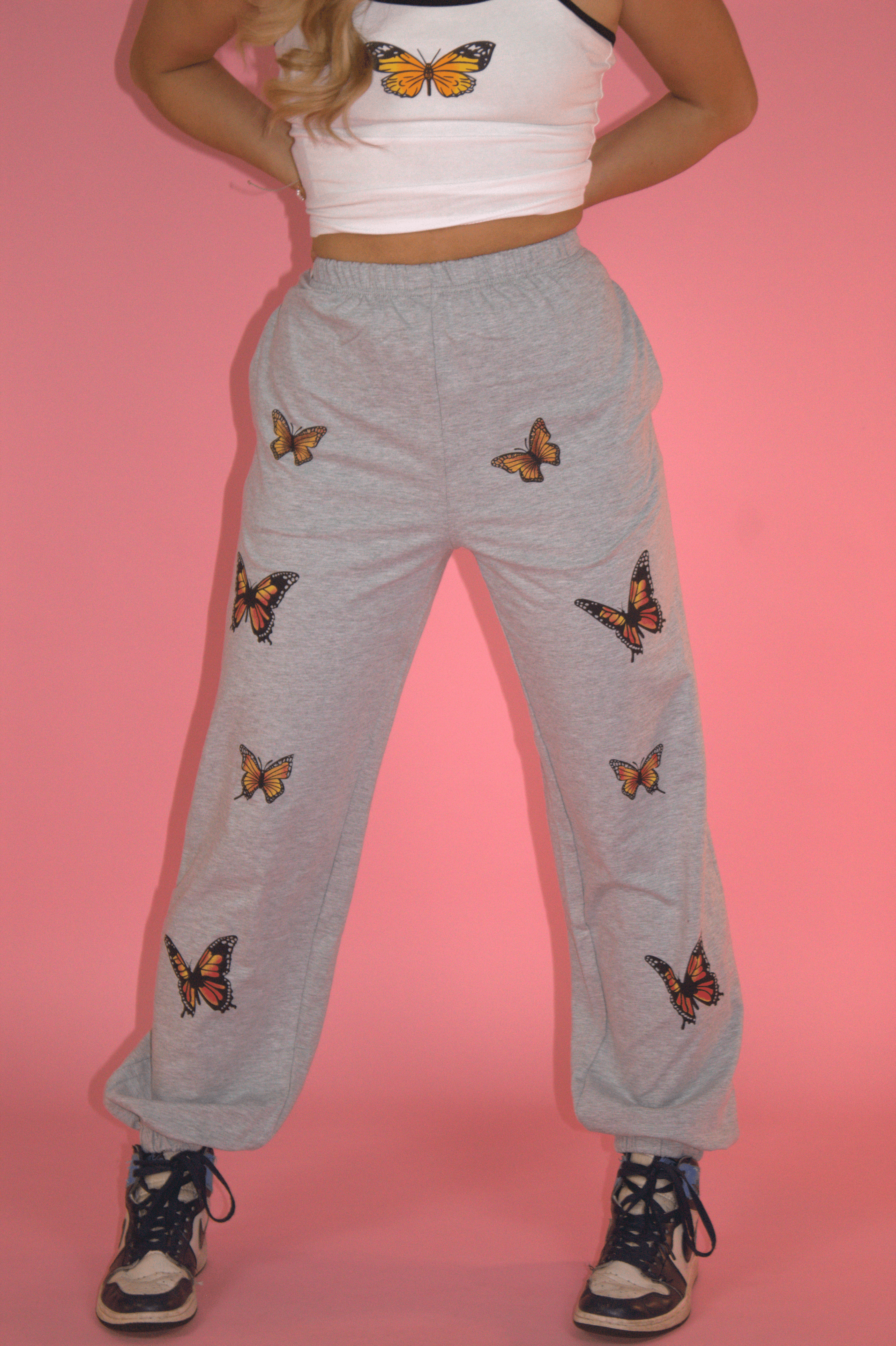 theredthread S butterfly pants 白